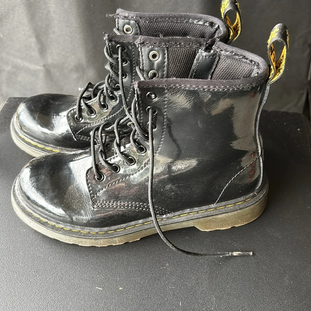Dr. Martens 1460 Black Lace-Up Boots - Picture 3 of 8
